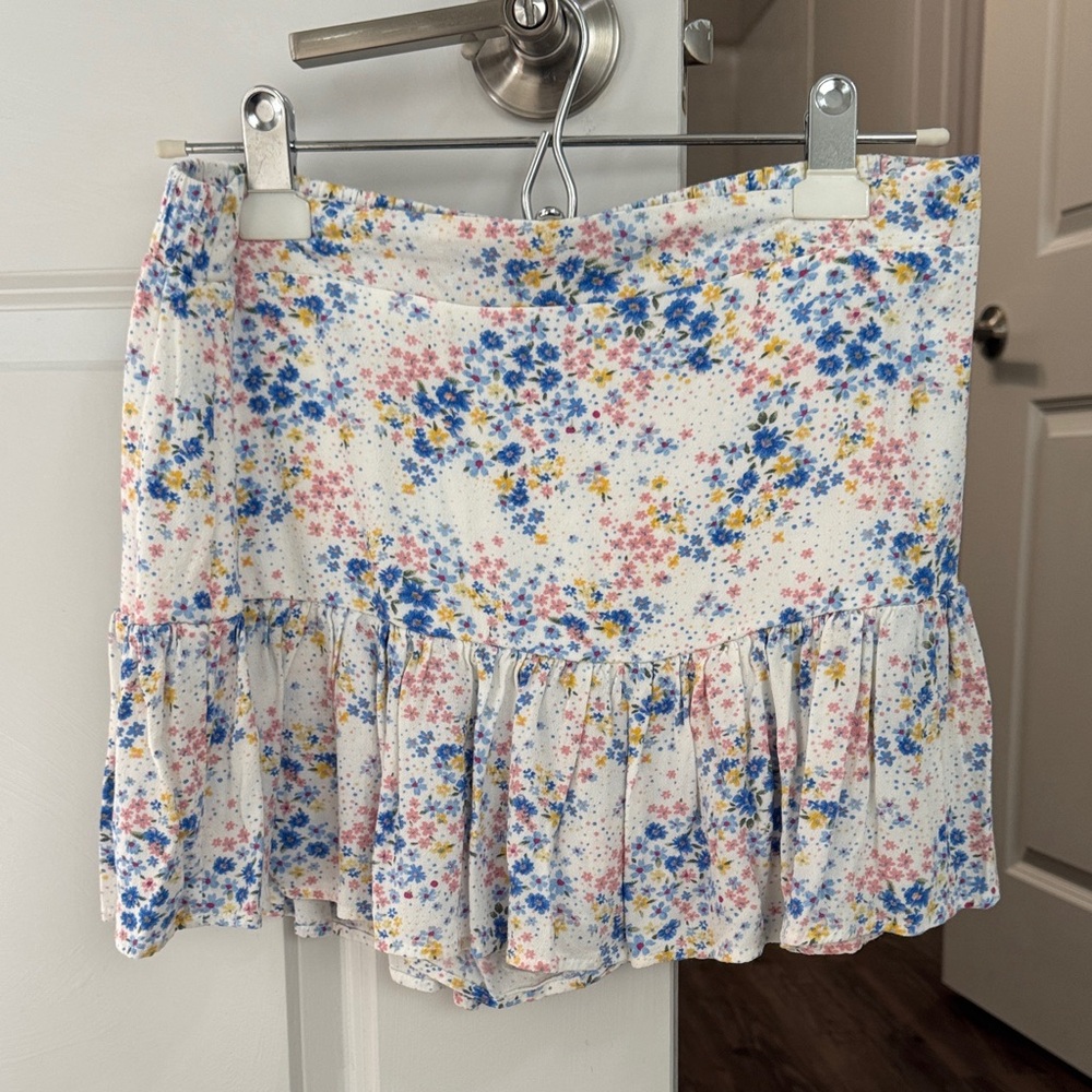 Floral Print Women's Skort
